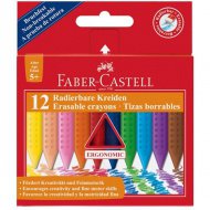 Gumovatelná voskovka 12ks sada - Faber-Castell