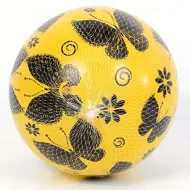Gumový míč s motivem motýlů a květin, 23 cm, v různých variantách, 1 ks