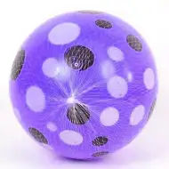 Gumový míč s puntíkovaným vzorem, 23 cm, různé varianty