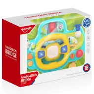 Happy World: Multifunkční volant se světelnými a zvukovými efekty 23x17,5cm