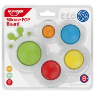 Happy World: Pop it! Uklidňující kamarád housenka, rozvíjející dovednosti, hračka pro miminka.