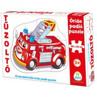 Hasicí auto obří podlahová puzzle 12 kusů