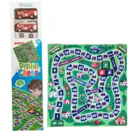 Hasičské auto společenská hra Hrací koberec 70x70cm