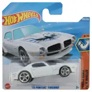 Hot Wheels: 73 Pontiac Firebird bílý autíčko 1/64 - Mattel