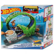 Hot Wheels® City: Střední dráha s aligátorem - Mattel