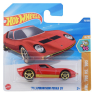 Hot Wheels: 1971 Lamborghini Miura SV červené autíčko 1/64 - Mattel