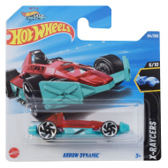 Hot Wheels: Arrow Dynamic vínovo-tyrkysové autíčko 1/64 - Mattel