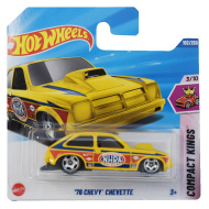 Hot Wheels: Chevy Chevette žluté autíčko 1/64 - Mattel