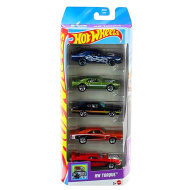 Hot Wheels HW Torque sada 5 autíček 1/64 – Mattel