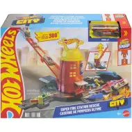 Hot Wheels: Hasičská věž – herní set - Mattel
