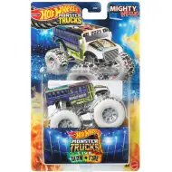 Hot Wheels Monster Trucks: Glow-n-Fire Live malý autíčko 1/64 - Mattel