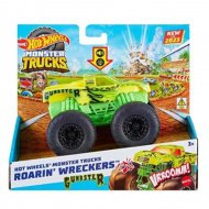 Hot Wheels Monster Trucks: Gunkster monster auto se světelnými a zvukovými efekty 1/43 - Mattel