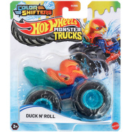 Hot Wheels Monster Trucks: Měnič barev - Duck N Roll - Mattel