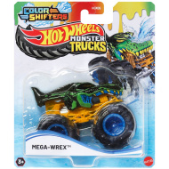 Hot Wheels Monster Trucks: Měnicí barvy auto - Mega-Wrex - Mattel