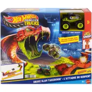 Hot Wheels Monster Trucks: Sada s dráhou Hadí kousnutí - Mattel