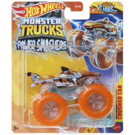 Hot Wheels Monster Trucks: Tiger Shark Power Smasher autíčko 1/64 - Mattel