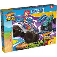 Hot Wheels Monster trucks 48dílné puzzle 35x25cm - Lisciani