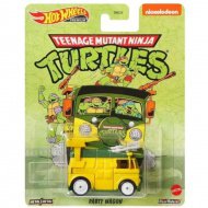 Hot Wheels: Premium Real Rides Teenage Mutant Ninja Turtles Party Wagon autíčko 1/64 - Mattel