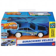 Hot Wheels: Pull-Back Speeders Dimachinni Veloce zpětně táhnutelný kovový model autíčka.