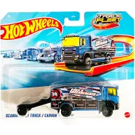 Hot Wheels: Scania Rally Truck přepravní auto v měřítku 1:64 – Mattel
