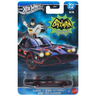 Hot Wheels Silver Series: Batmobile z klasického televizního seriálu, autíčko v měřítku 1/64 - Mattel