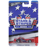 Hot Wheels: Stars &amp; Stripes série 2013 SRT Viper 1/64 - Mattel