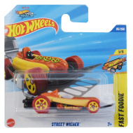 Hot Wheels: Street Wiener žluté autíčko 1/64 - Mattel