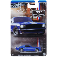 Hot Wheels: Sváteční autíčko 65 Ford Mustang 2+2 Fastback 1/64 - Mattel