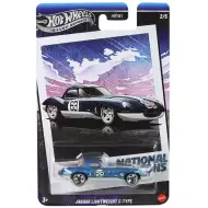 Hot Wheels: Vintage Jaguar Lightweight E‑Type autíčko 1/64 – Mattel