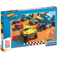 Hot Wheels závodní maxi supercolor puzzle 104 ks - Clementoni