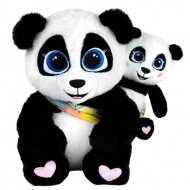 HuggyLuv: Panda Mama &amp; BaoBao interaktivní plyšová hračka