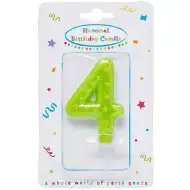 Hvězdná číslicová svíčka 4