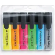 ICO: Edding 345/6 textový zvýrazňovač v šesti různých barvách