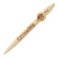 ICO: Kuličkové pero s motivem psa v béžové barvě