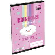 ICO: Lizzysuli Lollipop Rainbow linkovaný sešit pro 3. třídu A5 12-32