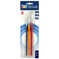 ICO: Malovaná dřevěná rukojeť kartáče na vousy ve třech různých velikostech