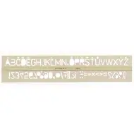 ICO: Šablona písmen Koh-I-Noor 20 mm