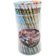 Ico: Grafitová tužka Bensia s motivem letadla a gumou, různé varianty, 1 ks