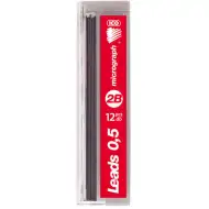 Ico: Mikrografitová tuha do tužky Rotring, 0,5 mm, 2B