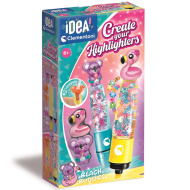 Idea! Sada na výrobu zvýrazňovačů Plážoví přátelé - Clementoni