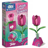 Idea! Tulipán mini sada na výrobu květin - Clementoni