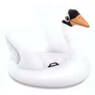 Intex: Obří nafukovací ostrov ve tvaru labutě s držadly