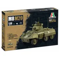 Italeri 1/56 M8/M20 model tank