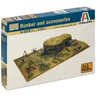 Italeri 1/72 Bunker a terénní objekty dioráma set