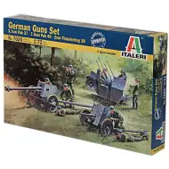 Italeri 1/72 Německá sada děl model dělostřeleckých zbraní
