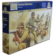 Italeri 1/72 Německý Afrikakorps Německé vojenské figurky model