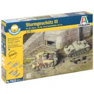 Italeri 1/72 Sturmgeschütz III útočné dělo 2ks modelová sada