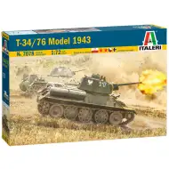 Italeri 1/72 T-34/76 Model 1943 tankový model