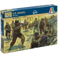 Italeri 1/72 U.S. Infantry WWII. americké vojenské figurky model.