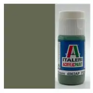 Italeri Flat Green (4862AP) - Matná zelená modelářská barva 20 ml